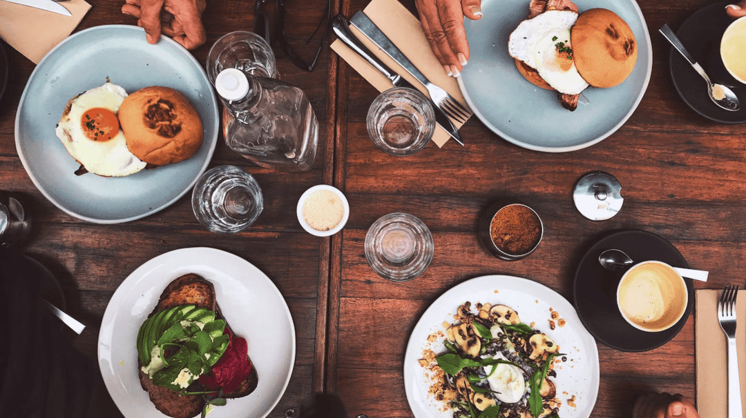 Restaurant Banner Mobile Overlay